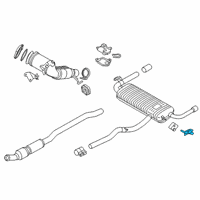 OEM 2020 BMW X2 Holder, Exhaust System Diagram - 18-30-8-673-214