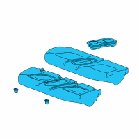 OEM 2014 Chevrolet Spark EV Cushion Assembly Diagram - 95352443