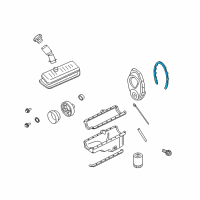 OEM GMC Safari Gasket, Engine Front Cover Diagram - 10077694