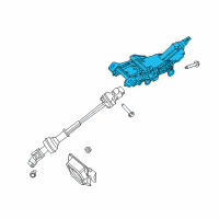 OEM 2013 Ford Explorer Column Assembly Diagram - DB5Z-3C529-Q