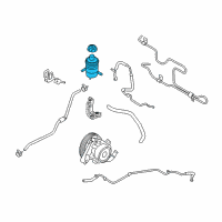 OEM 2012 Hyundai Santa Fe Reservoir Assembly-Power Steering Diagram - 57150-2P100--DS