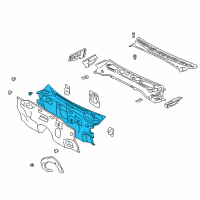 OEM Toyota 4Runner Insulator Assy, Dash Panel Diagram - 55210-35142