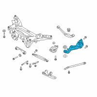 OEM 2015 Nissan Rogue Arm Assy-Rear Suspension, LH Diagram - 55502-4BA0A