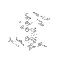 OEM 2009 Ford F-150 Cup Holder Diagram - 9L3Z-1513562-A