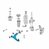 OEM 2010 Honda Pilot Lower-Arm Complete, Right Front Diagram - 51350-SZA-A07