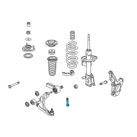 OEM 2014 Honda Pilot Bolt, Flange (14X68) Diagram - 90118-STX-A00