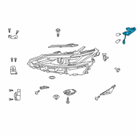 OEM 2019 Lexus ES300h Cord, Headlamp Diagram - 81125-33F30