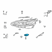 OEM 2022 Lexus ES300h Computer Sub-Assembly, H Diagram - 81016-33F30