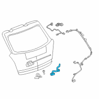 OEM 2014 Chevrolet Captiva Sport Switch Asm-Lift Gate Release Diagram - 96661410