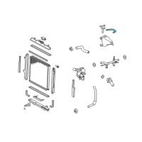 OEM 2017 Toyota 4Runner Overflow Hose Diagram - 16567-31020