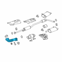 OEM 2013 Honda Crosstour Pipe A, Exhuast Diagram - 18210-TY4-A01