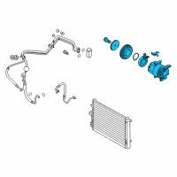 OEM Kia Soul Reman Compressor Assembly Diagram - 977012K600RU