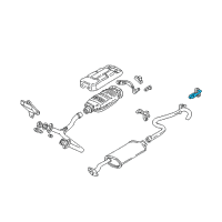 OEM 1995 Chevrolet S10 Hanger, Exhaust Muffler Diagram - 15689584