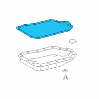 OEM Toyota C-HR Pan Gasket Diagram - 35168-28020