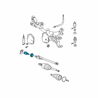 OEM 1999 Jeep Grand Cherokee Driveshaft Diagram - 5012503AA