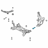 OEM 2022 Ford Escape Lower Control Arm Rear Bolt Diagram - -W719924-S439