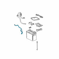 OEM 2006 Toyota Corolla Negative Cable Diagram - 82123-02250