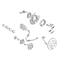 OEM 2009 Kia Rondo Spring-Shoe Return Diagram - 582681D000