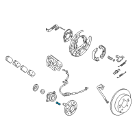 OEM 2008 Hyundai Sonata Bolt-Hub Diagram - 51752-3D000