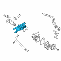 OEM Kia Sportage Case-Thermostat Diagram - 256202G545