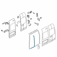 OEM Ford Door Weatherstrip Diagram - 2T1Z-1525325-A