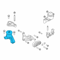 OEM 2011 Mercury Milan Front Mount Diagram - 9E5Z-6038-C