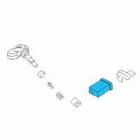 OEM Hyundai Elantra Coupe Tpms Module Assembly Diagram - 95800-3X000