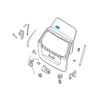 OEM 2007 Kia Sedona Hinge Assembly-Tail Gate Diagram - 797104D000