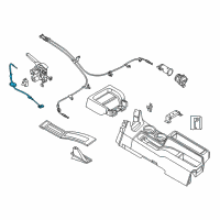 OEM Cable Assy-Parking Brake, Front Diagram - 36402-3LM0A