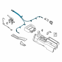 OEM 2013 Nissan NV200 Cable Assy-Parking, Rear RH Diagram - 36530-3LM0A