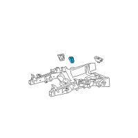 OEM Ford F-150 Heritage Motor Mount Bracket Diagram - F75Z-6029-DA