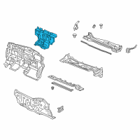 OEM 2014 Honda CR-V Ins, Dashboard Out Diagram - 74251-T0A-A00