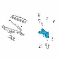 OEM Lexus SC430 Jar, Washer, A Diagram - 85315-24110