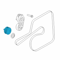 OEM Chrysler Pulley-Idler Diagram - 4792835AA