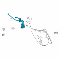 OEM 2015 Chevrolet Sonic Socket & Wire Diagram - 42407871