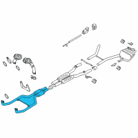 OEM 2019 BMW 650i Gran Coupe Front Pipe Diagram - 18-30-7-635-559