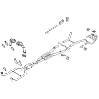 OEM 2015 BMW 650i xDrive Bracket, Rear Silencer, Rear Left Diagram - 18-30-7-605-460