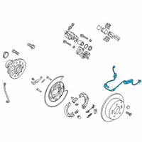 OEM 2020 Kia Sportage Cable Assembly-Abs Ext, L Diagram - 91920D9000