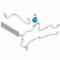 OEM 2014 BMW ActiveHybrid 7 Coolant Reservoir Diagram - 17137623597