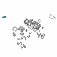 OEM 2015 Nissan Xterra Cabin Air Filter Diagram - 27277-VR00A