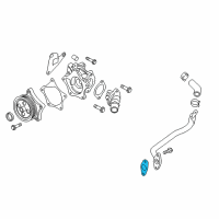 OEM Chevrolet Spark By-Pass Pipe Gasket Diagram - 12635750