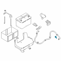 OEM 2012 Nissan Murano Screw Diagram - 01456-00411