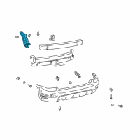 OEM 2007 Pontiac Vibe Splash Shield Diagram - 88970444