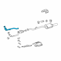 OEM 2006 Chrysler Crossfire Catalytic Converter Diagram - 5114404AA