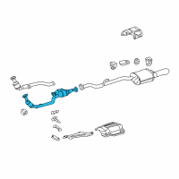 OEM 2008 Chrysler Crossfire Catalytic Converter Diagram - 5114403AA