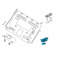 OEM 2020 Nissan Titan XD Lamp Assembly Map Diagram - 26430-9FT5C