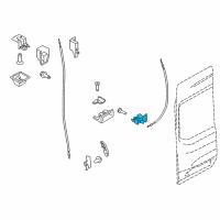 OEM 2021 Ford Transit-350 Latch Diagram - BK3Z-6143289-D