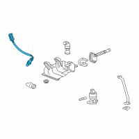 OEM 2009 Saturn Vue Rear Oxygen Sensor Diagram - 12608693