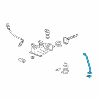 OEM Pontiac Torrent EGR Pipe Diagram - 89018176