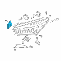 OEM Ford Escape Module Diagram - GV4Z-13C788-A